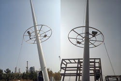 華網智能自主研發雙光譜紅外熱成像儀用于青島某化工園區高空瞭望監控項目。